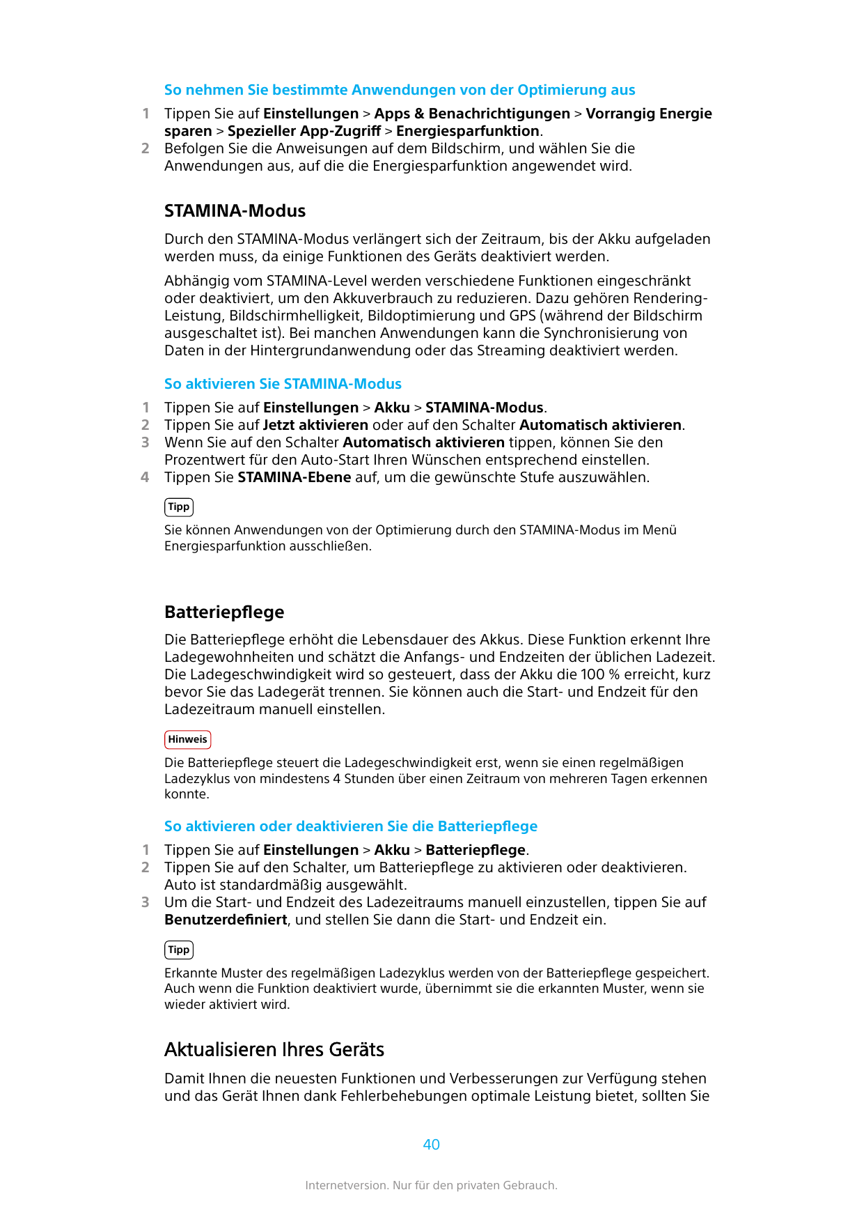 So nehmen Sie bestimmte Anwendungen von der Optimierung aus12Tippen Sie auf Einstellungen > Apps & Benachrichtigungen > Vorrangi