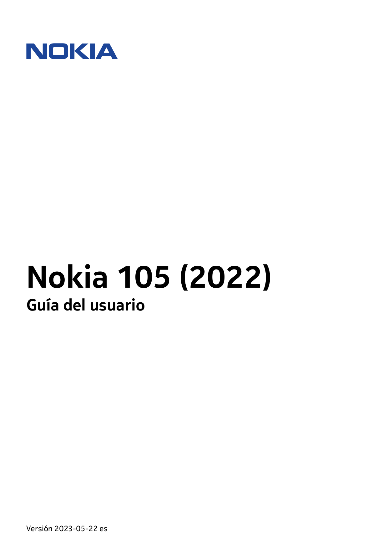 Nokia 105 (2022)Guía del usuarioVersión 2023-05-22 es