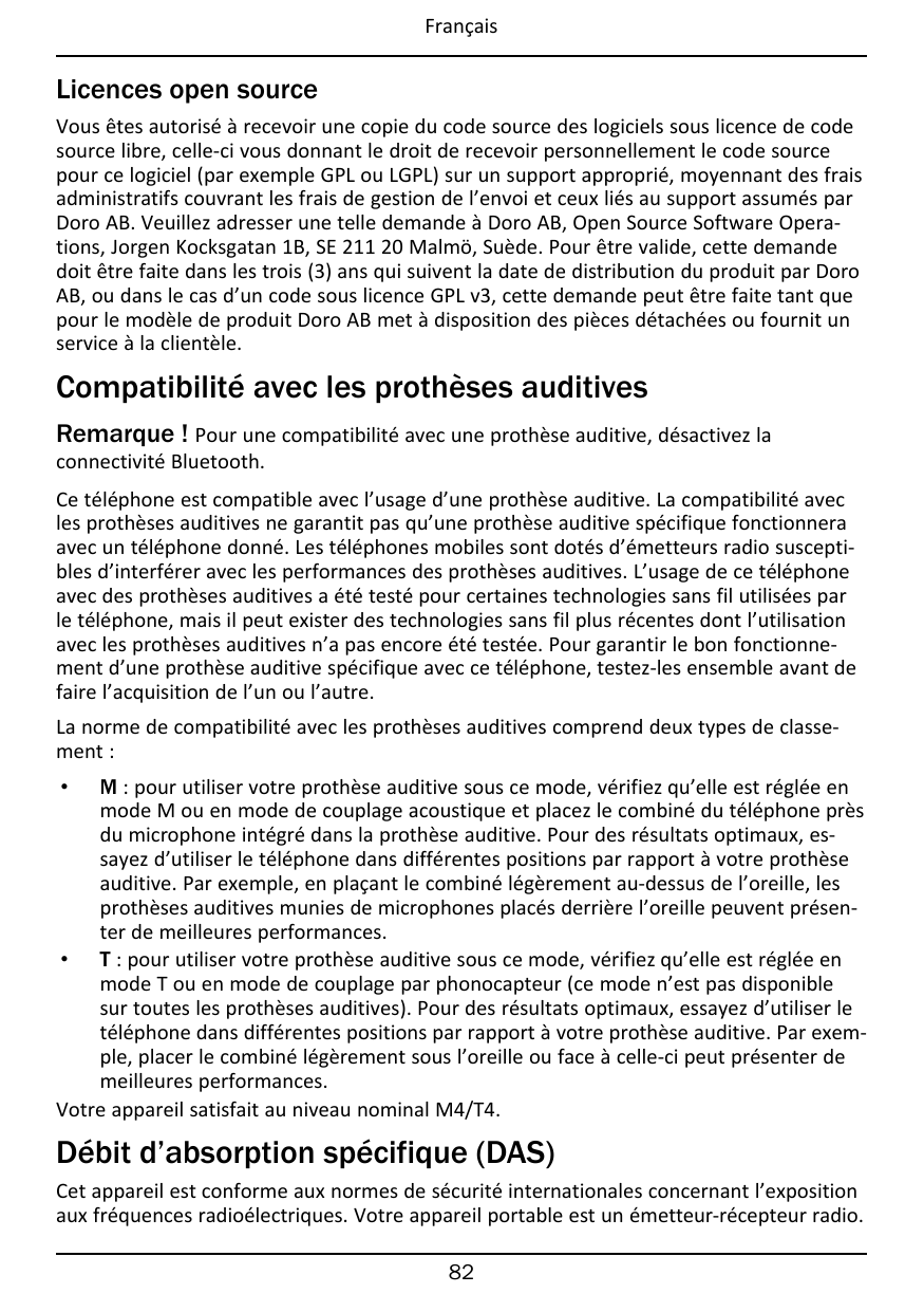 FrançaisLicences open sourceVous êtes autorisé à recevoir une copie du code source des logiciels sous licence de codesource libr