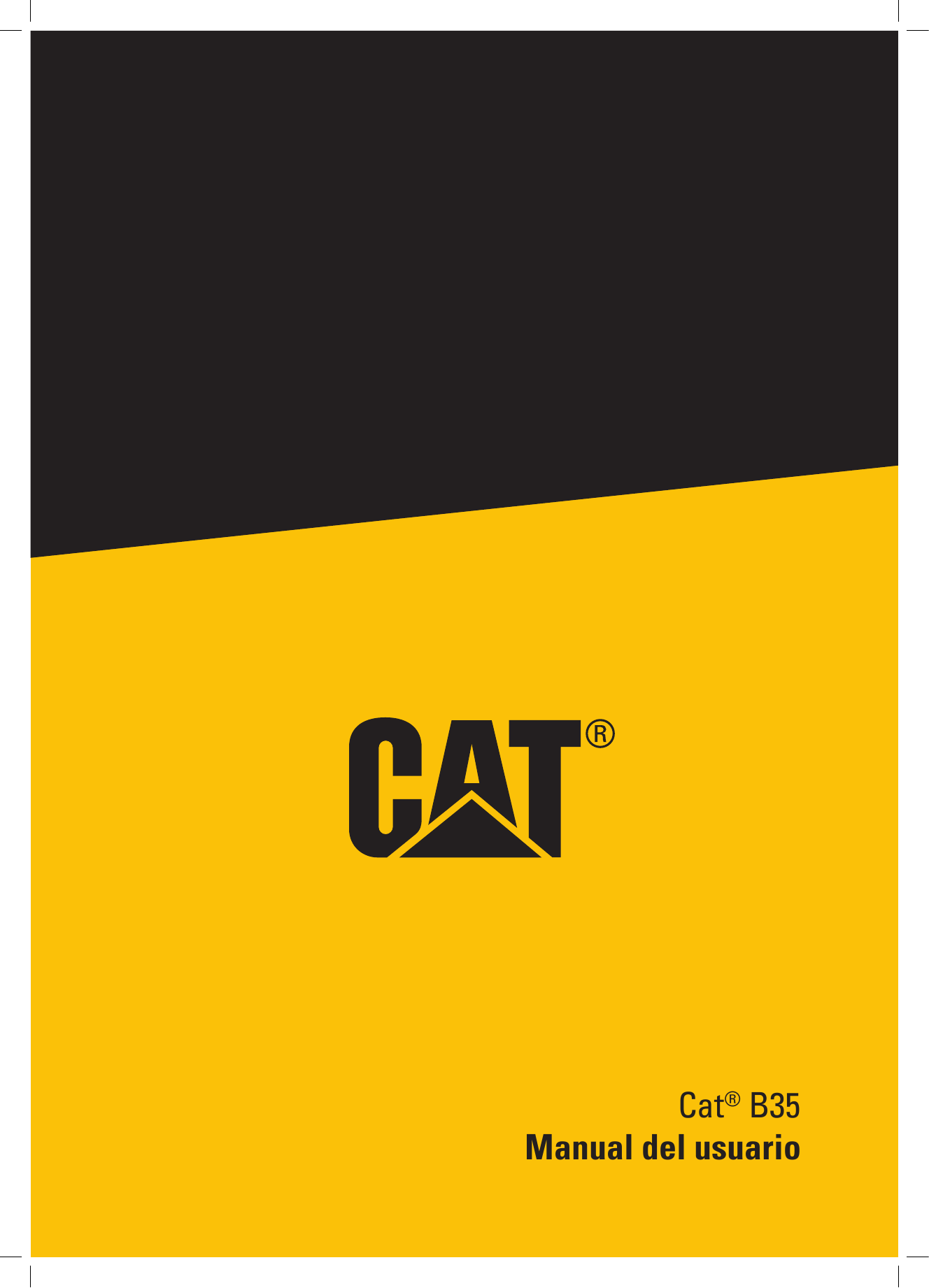 Cat® B35Manual del usuario1