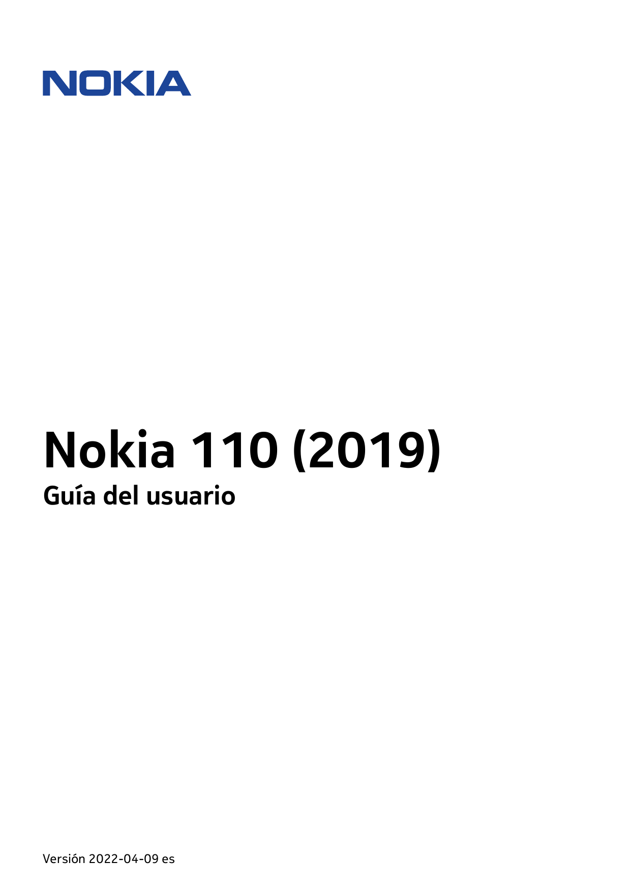 Nokia 110 (2019)Guía del usuarioVersión 2022-04-09 es