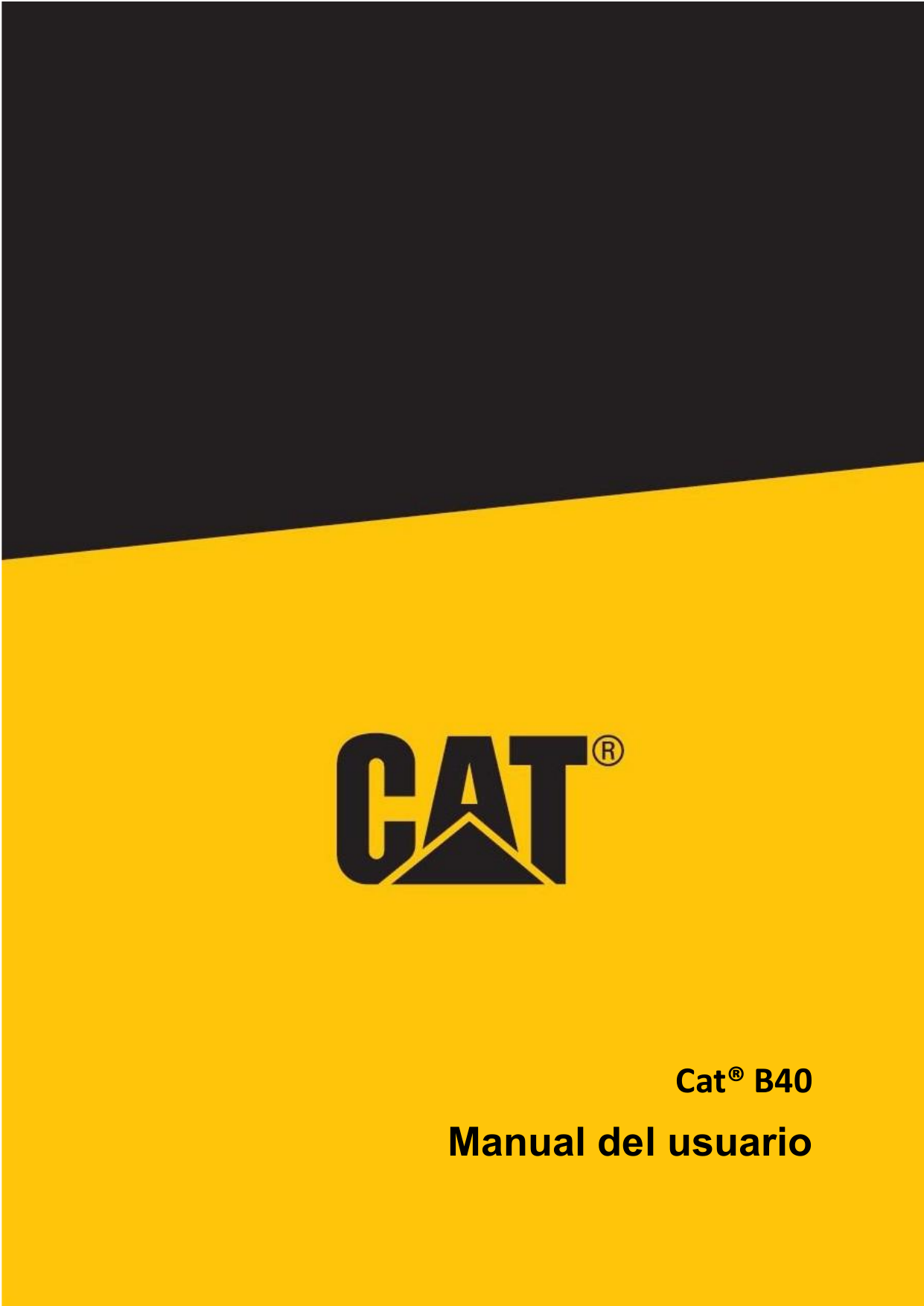 Cat® B40Manual del usuario