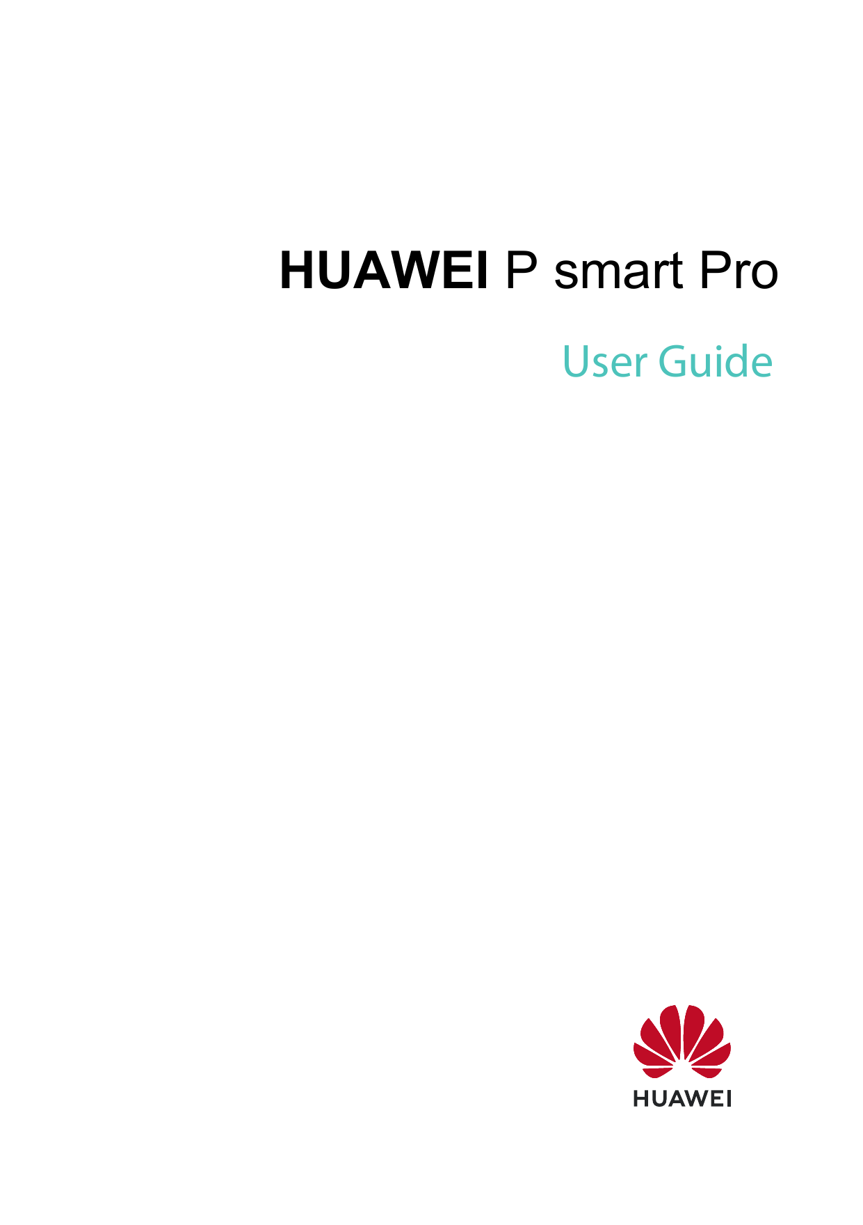 HUAWEI P smart ProUser Guide