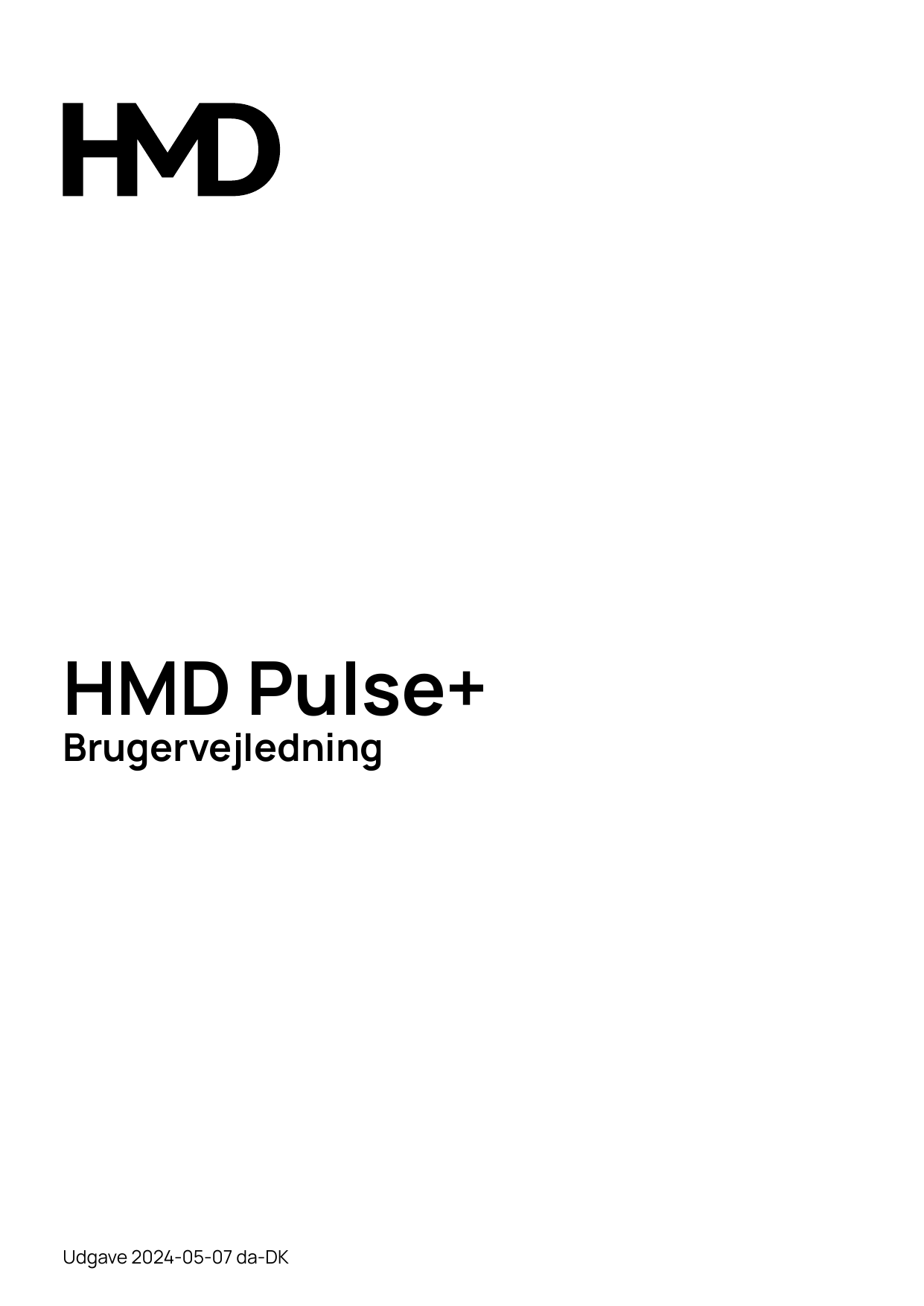 HMD Pulse+BrugervejledningUdgave 2024-05-07 da-DK