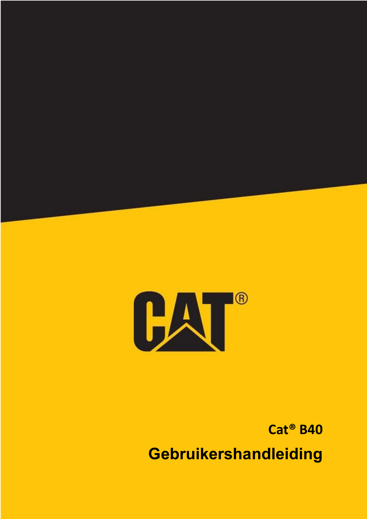 Cat® B40Gebruikershandleiding