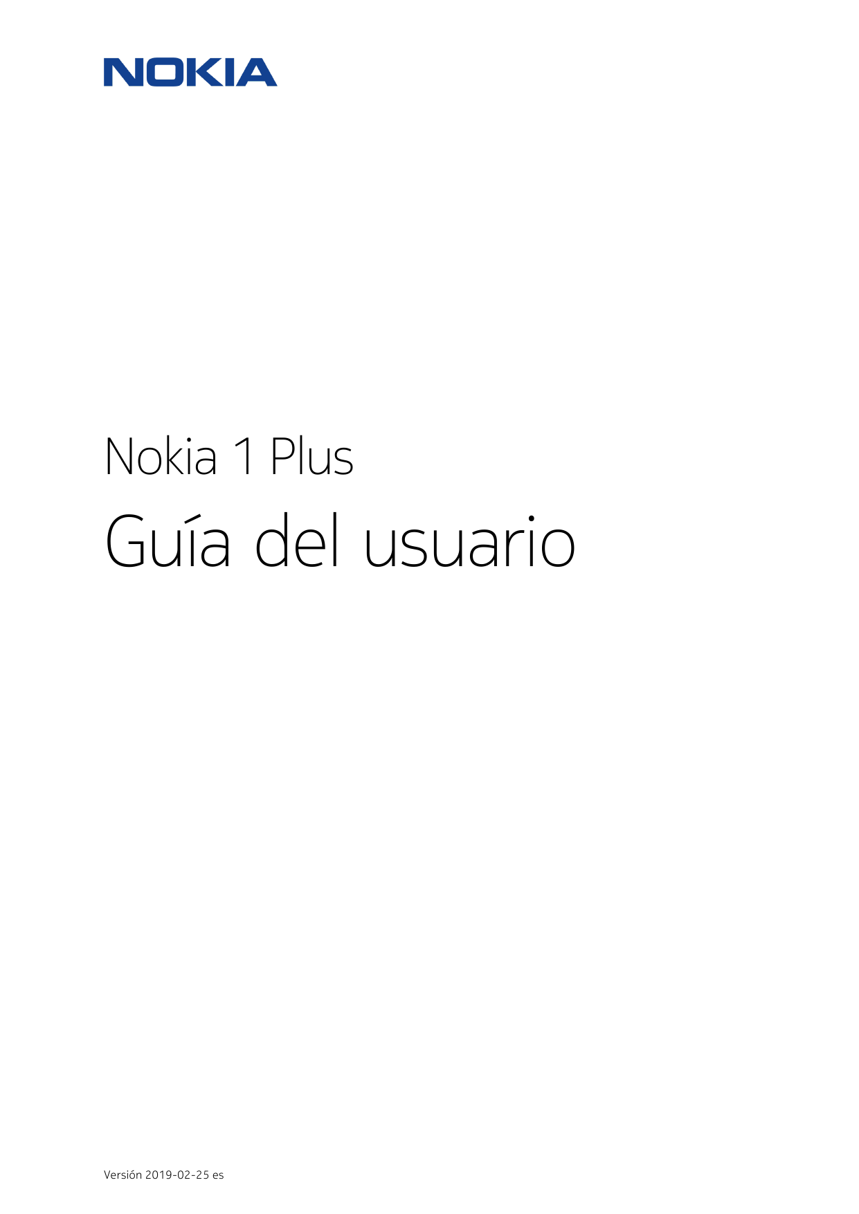 Nokia 1 PlusGuía del usuarioVersión 2019-02-25 es