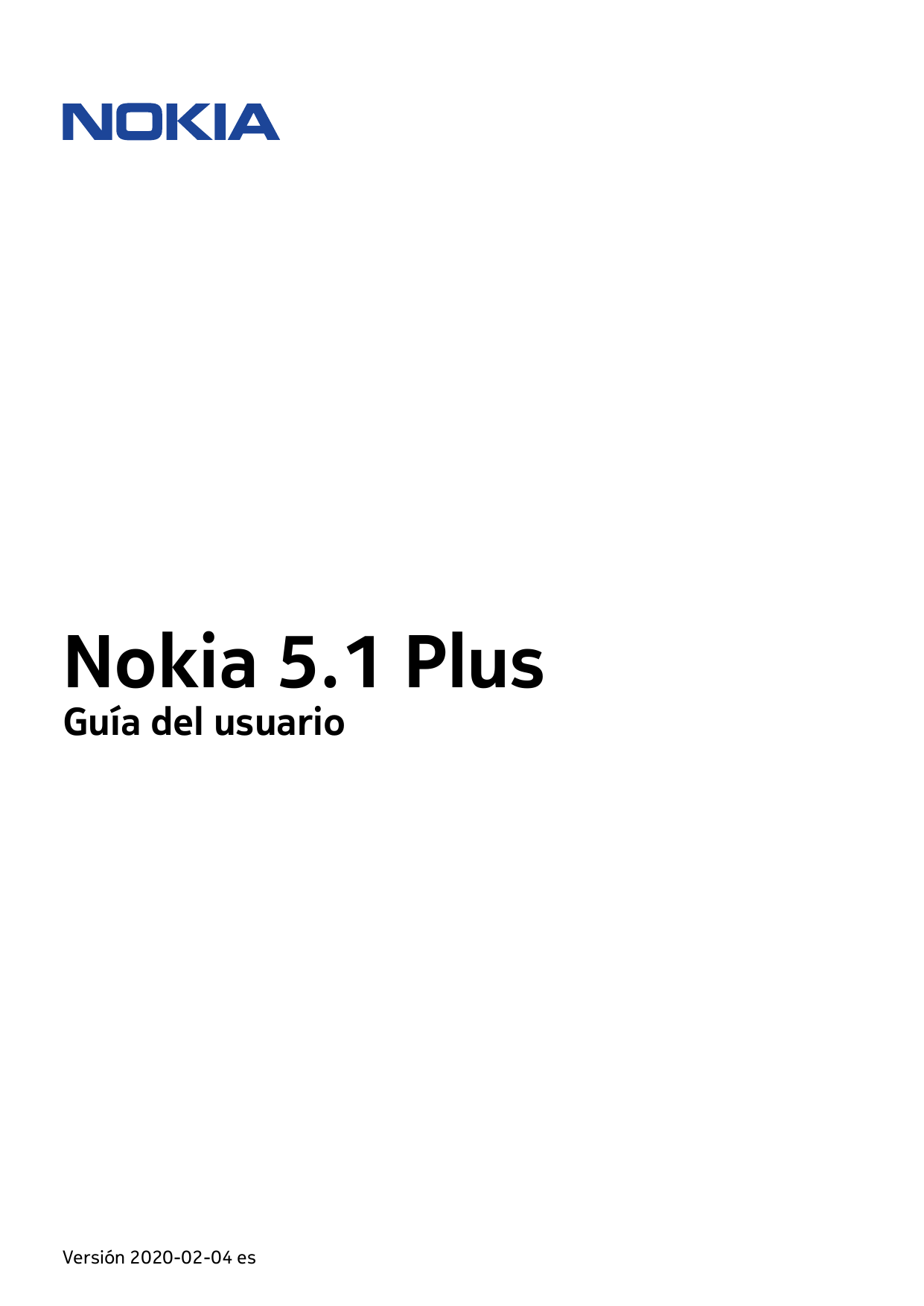 Nokia 5.1 PlusGuía del usuarioVersión 2020-02-04 es