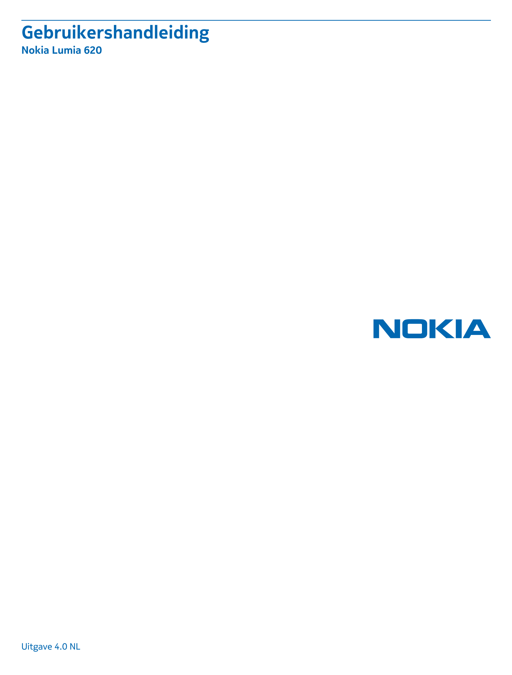 Gebruikershandleiding
Nokia Lumia 620
Uitgave 4.0 NL