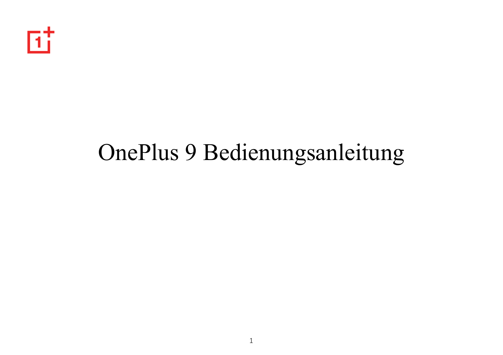 OnePlus 9 Bedienungsanleitung1