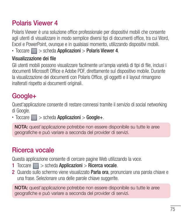 Polaris Viewer 4Polaris Viewer è una soluzione office professionale per dispositivi mobili che consenteagli utenti di visualizza