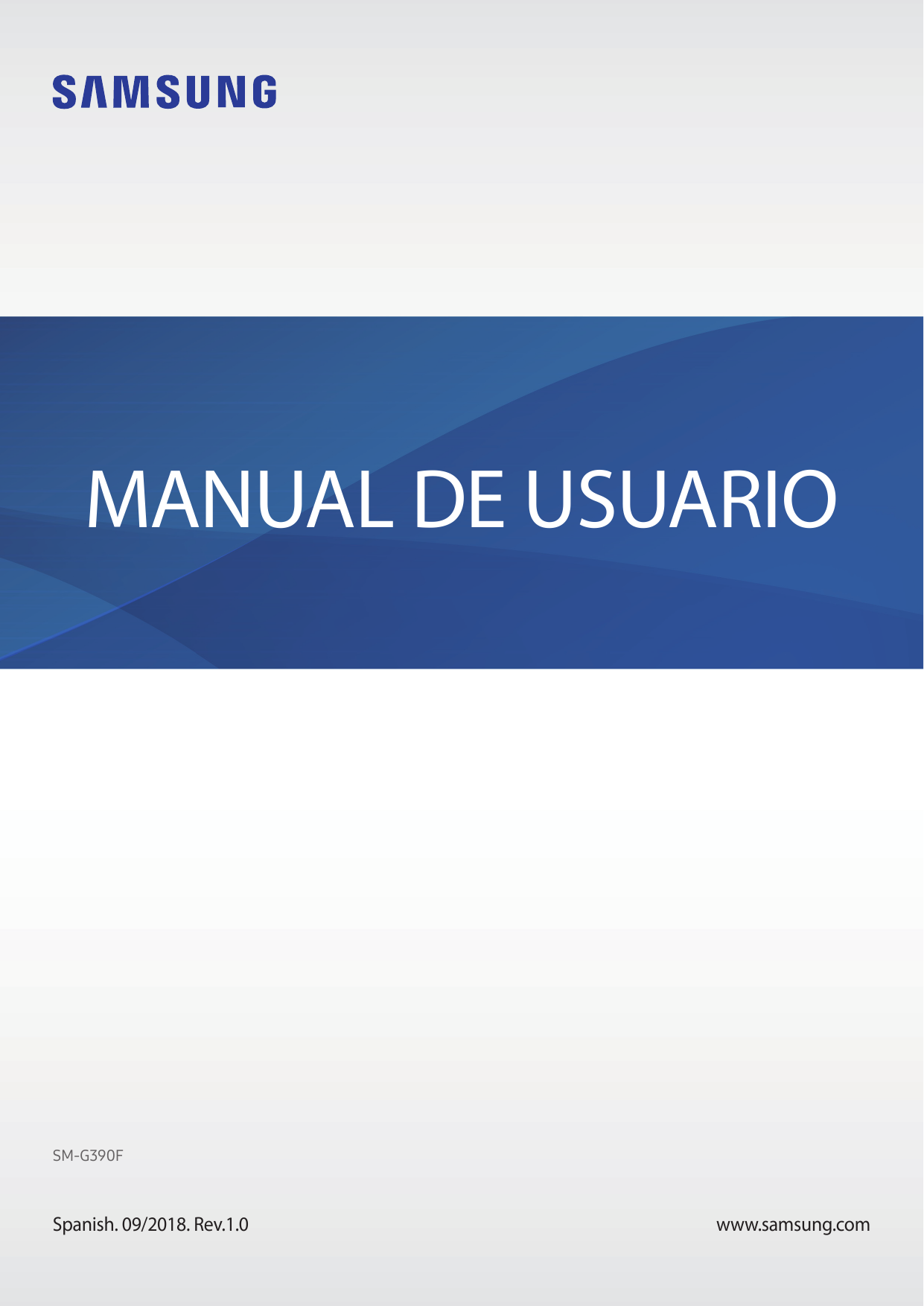 MANUAL DE USUARIOSM-G390FSpanish. 09/2018. Rev.1.0www.samsung.com