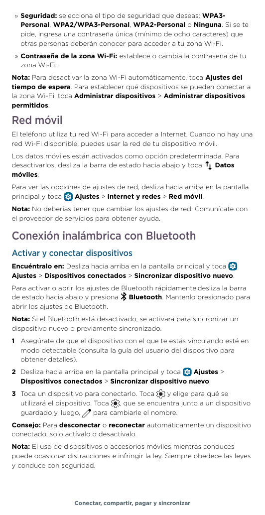 » Seguridad: selecciona el tipo de seguridad que deseas: WPA3Personal, WPA2/WPA3-Personal, WPA2-Personal o Ninguna. Si se tepide