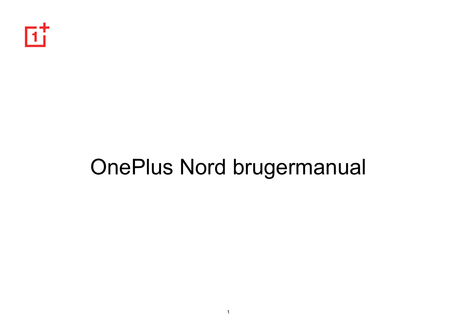 OnePlus Nord brugermanual1