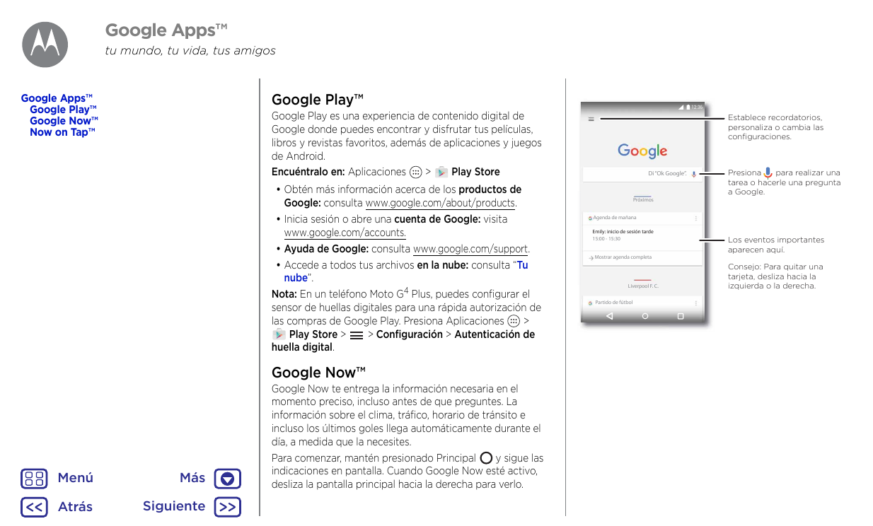 Google Apps™tu mundo, tu vida, tus amigosGoogle Play™Google Apps™Google Play™Google Now™Now on Tap™12:36Google Play es una exper