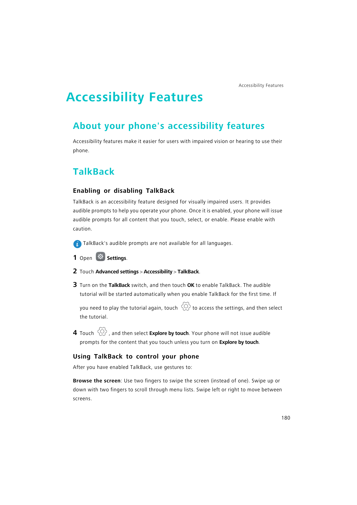 Accessibility FeaturesAccessibility FeaturesAbout your phone's accessibility featuresAccessibility features make it easier for u