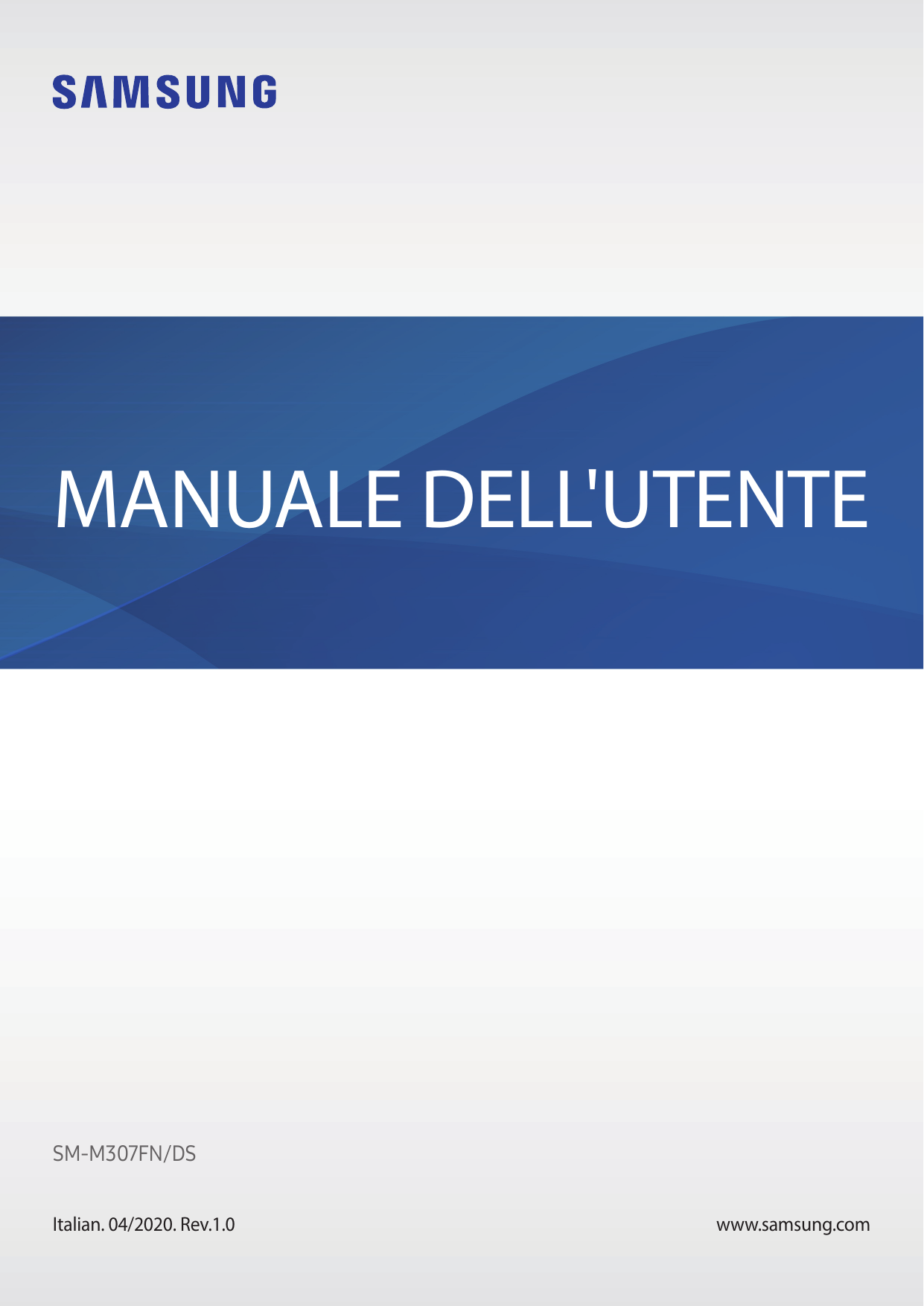 MANUALE DELL'UTENTESM-M307FN/DSItalian. 04/2020. Rev.1.0www.samsung.com