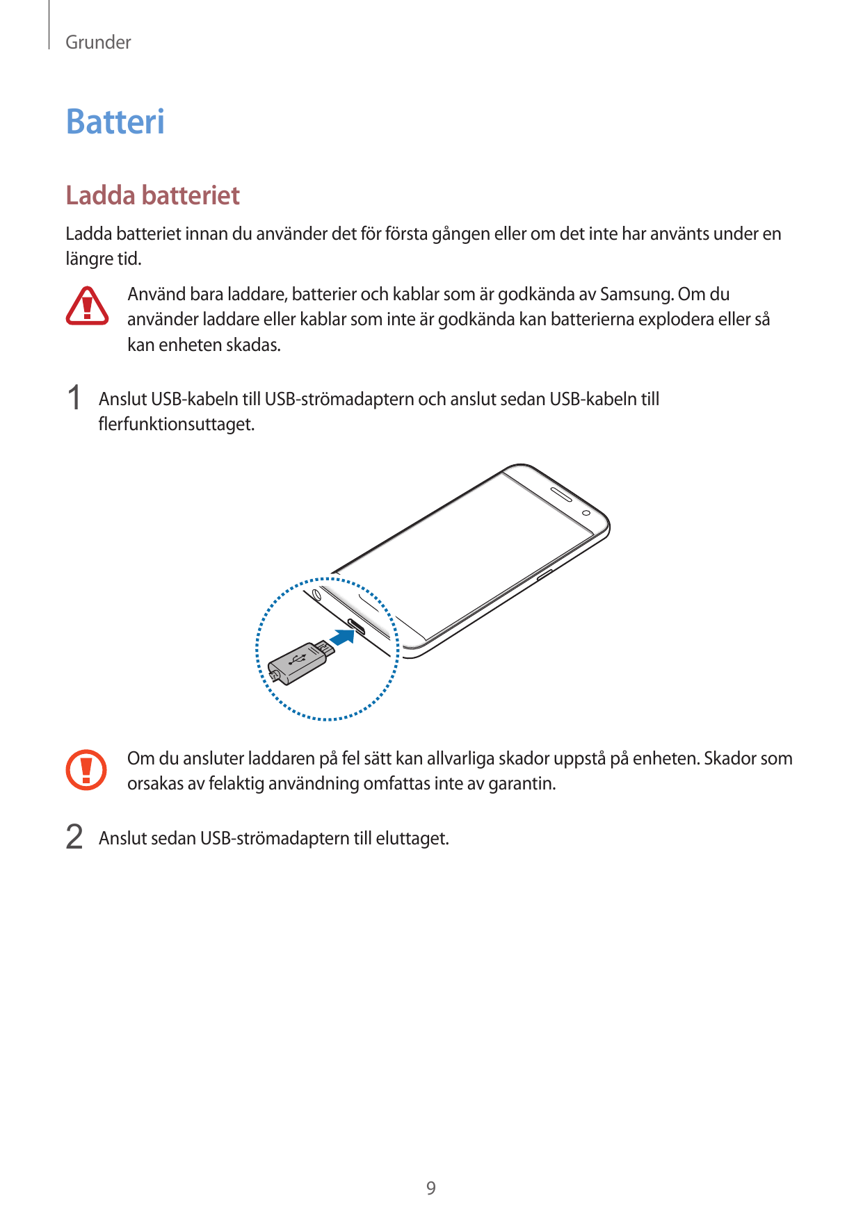 GrunderBatteriLadda batterietLadda batteriet innan du använder det för första gången eller om det inte har använts under enlängr