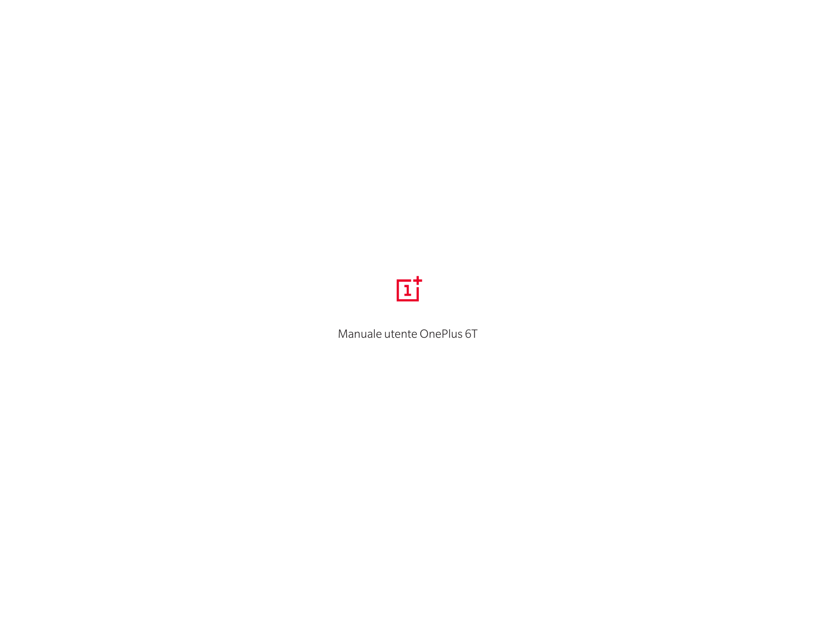 Manuale utente OnePlus 6T