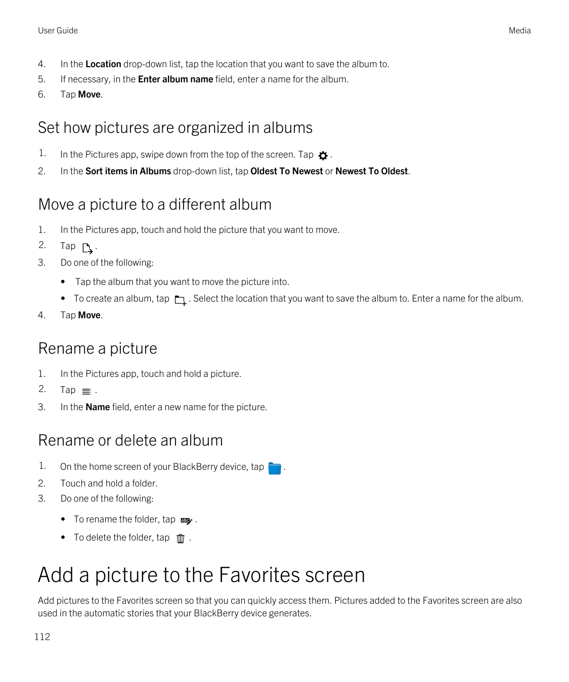 User GuideMedia4.In the Location drop-down list, tap the location that you want to save the album to.5.If necessary, in the Ente