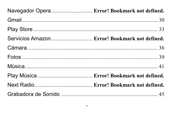 Navegador Opera .............................. Error! Bookmark not defined.Gmail ...............................................