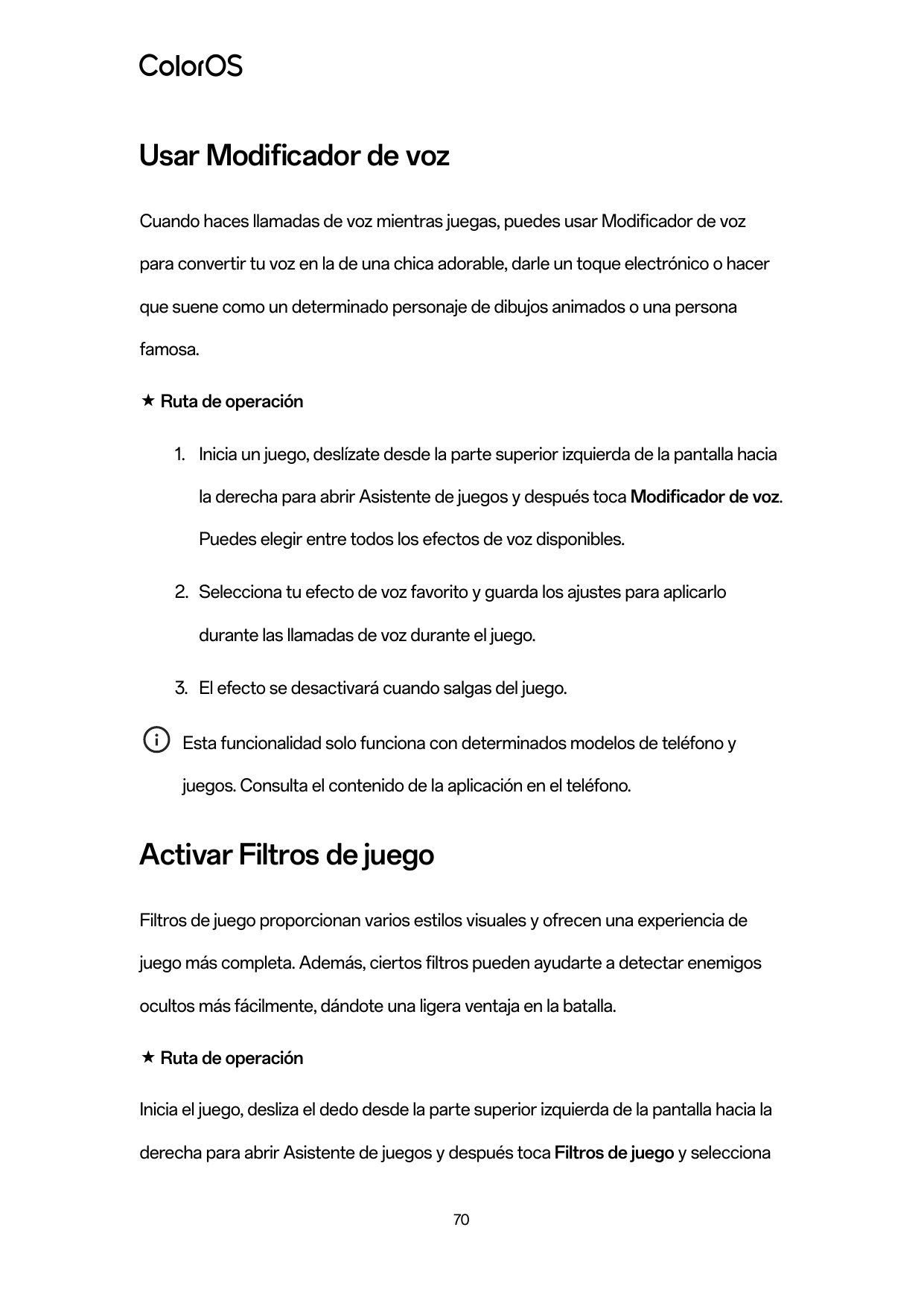 Usar Modificador de vozCuando haces llamadas de voz mientras juegas, puedes usar Modificador de vozpara convertir tu voz en la d