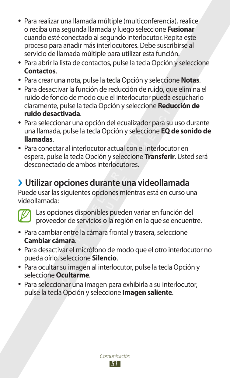 Para realizar una llamada múltiple (multiconferencia), realiceo reciba una segunda llamada y luego seleccione Fusionarcuando est