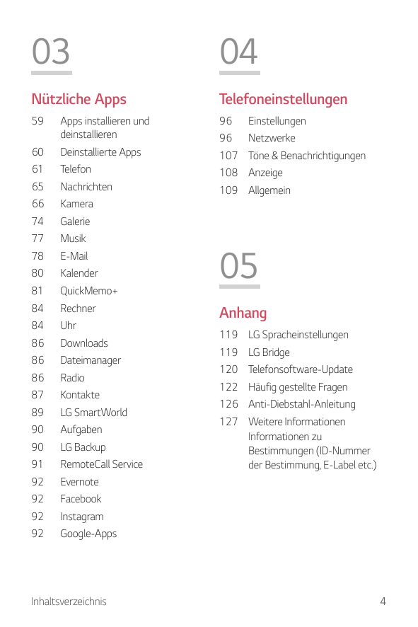 0304Nützliche AppsTelefoneinstellungen5996961071081096061656674777880818484868686878990909192929292Apps installieren unddeinstal