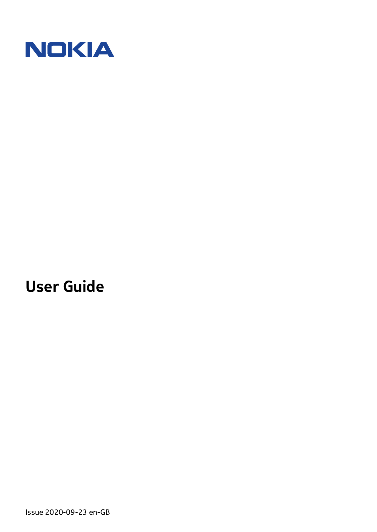 User GuideIssue 2020-09-23 en-GB