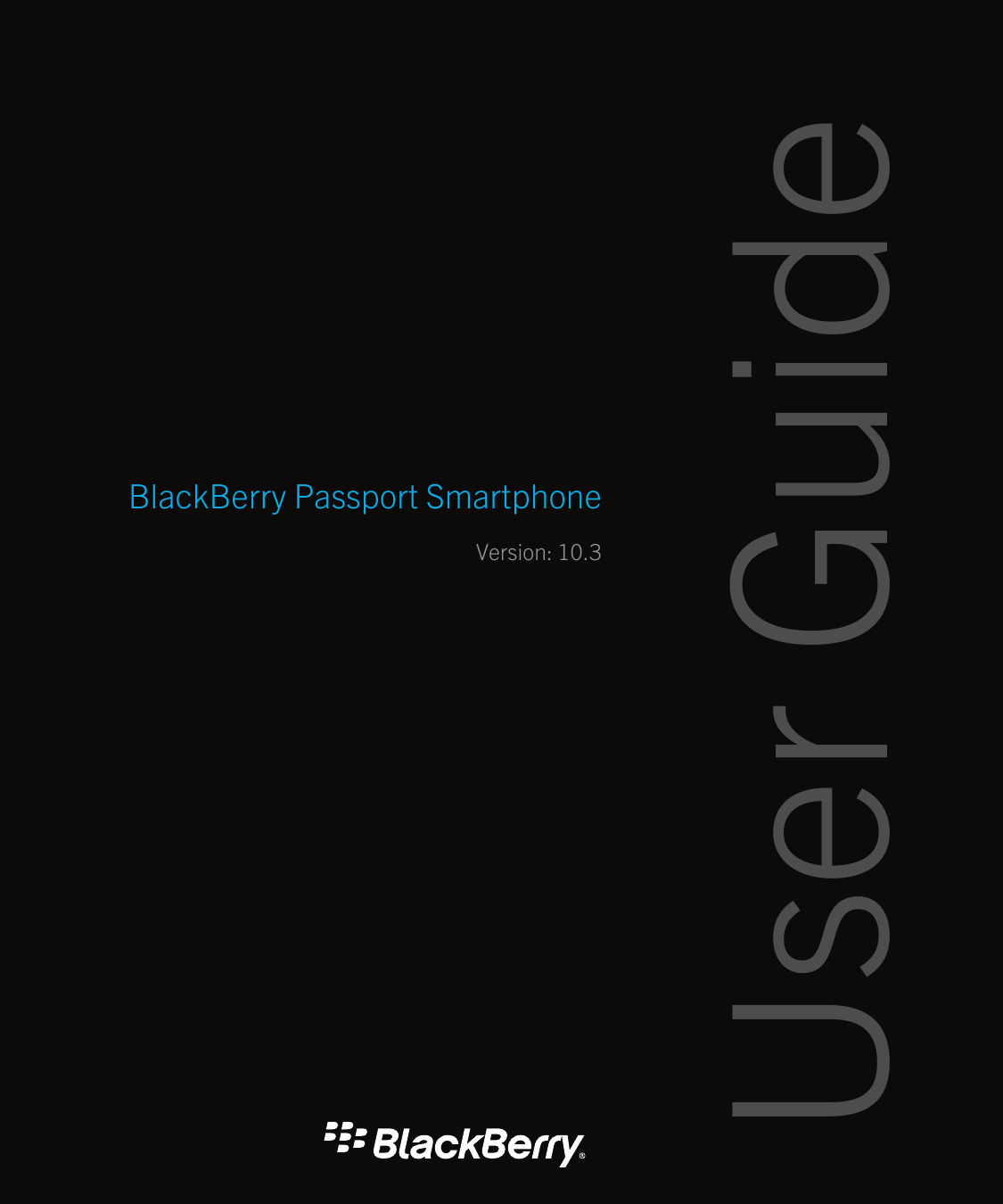 Version: 10.3User GuideBlackBerry Passport Smartphone