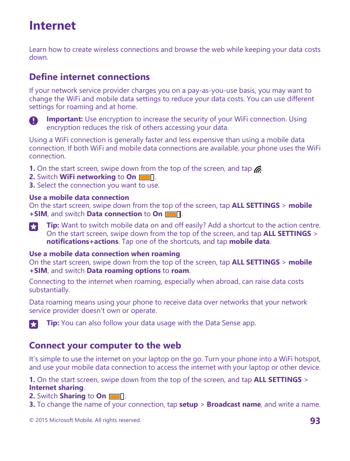 InternetLearn how to create wireless connections and browse the web while keeping your data costsdown.Define internet connection