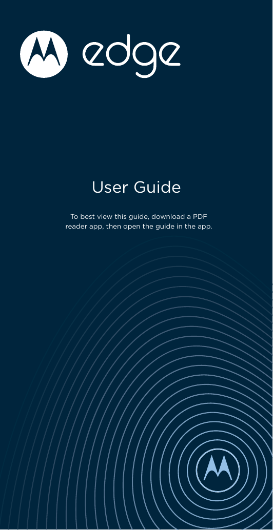 User GuideTo best view this guide, download a PDFreader app, then open the guide in the app.﻿