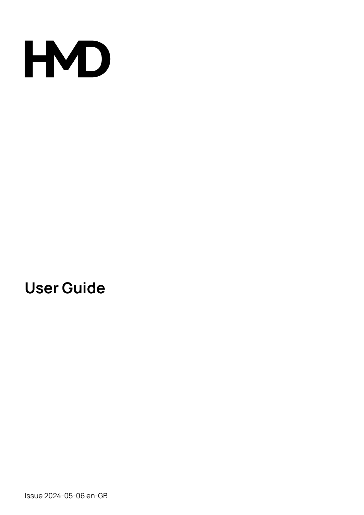 User GuideIssue 2024-05-06 en-GB