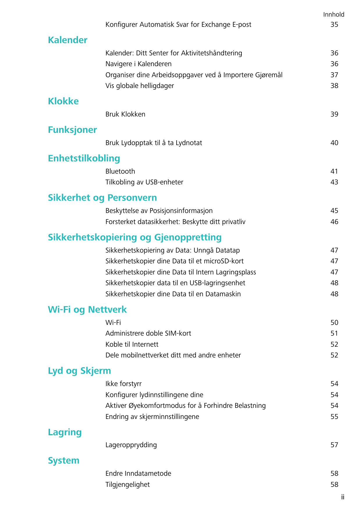 InnholdKonfigurer Automatisk Svar for Exchange E-post35Kalender: Ditt Senter for AktivitetshåndteringNavigere i KalenderenOrgani