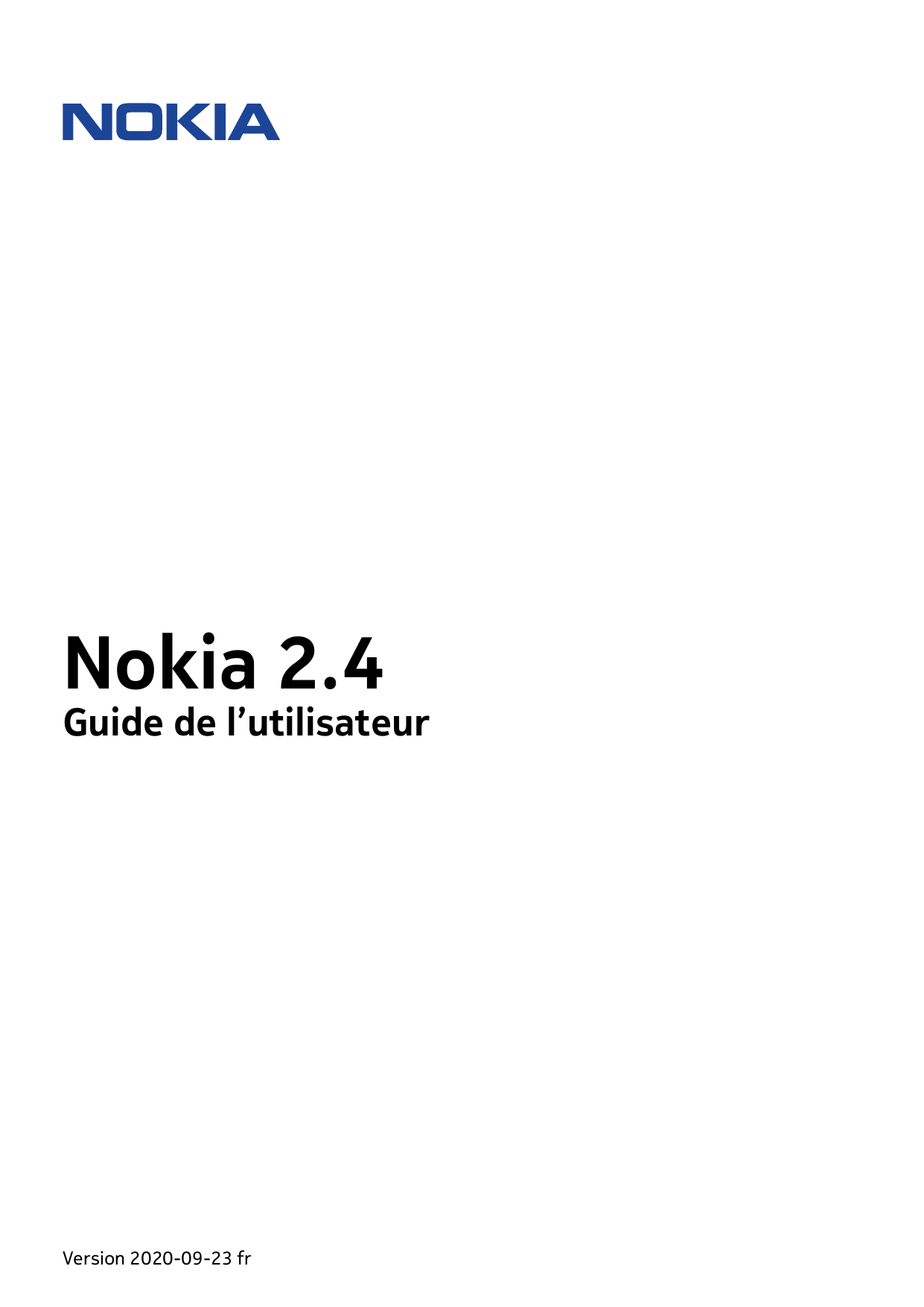 Nokia 2.4Guide de l’utilisateurVersion 2020-09-23 fr