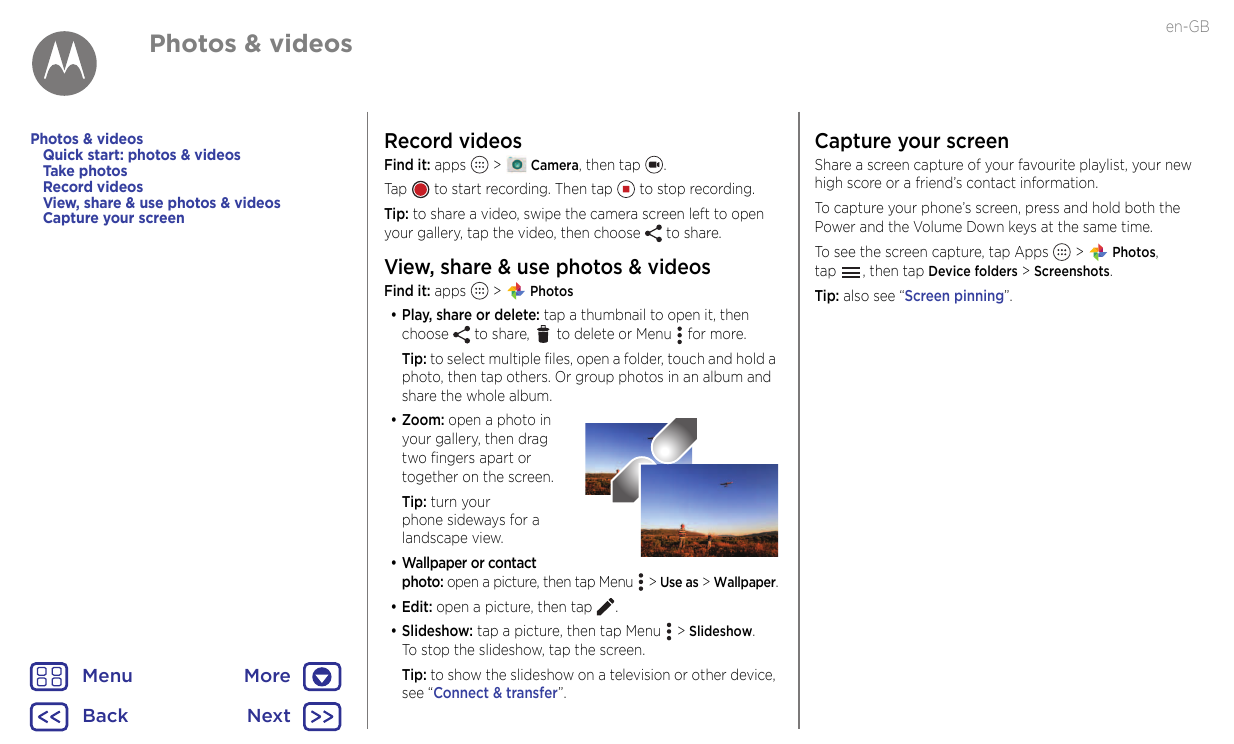 en-GBPhotos & videosPhotos & videosQuick start: photos & videosTake photosRecord videosView, share & use photos & videosCapture 