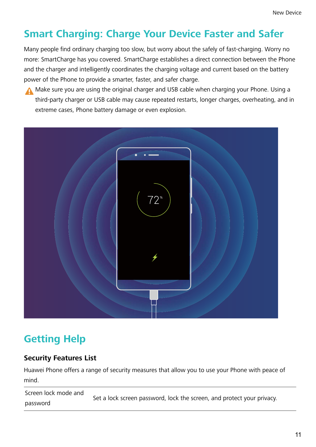 New DeviceSmart Charging: Charge Your Device Faster and SaferMany people find ordinary charging too slow, but worry about the sa