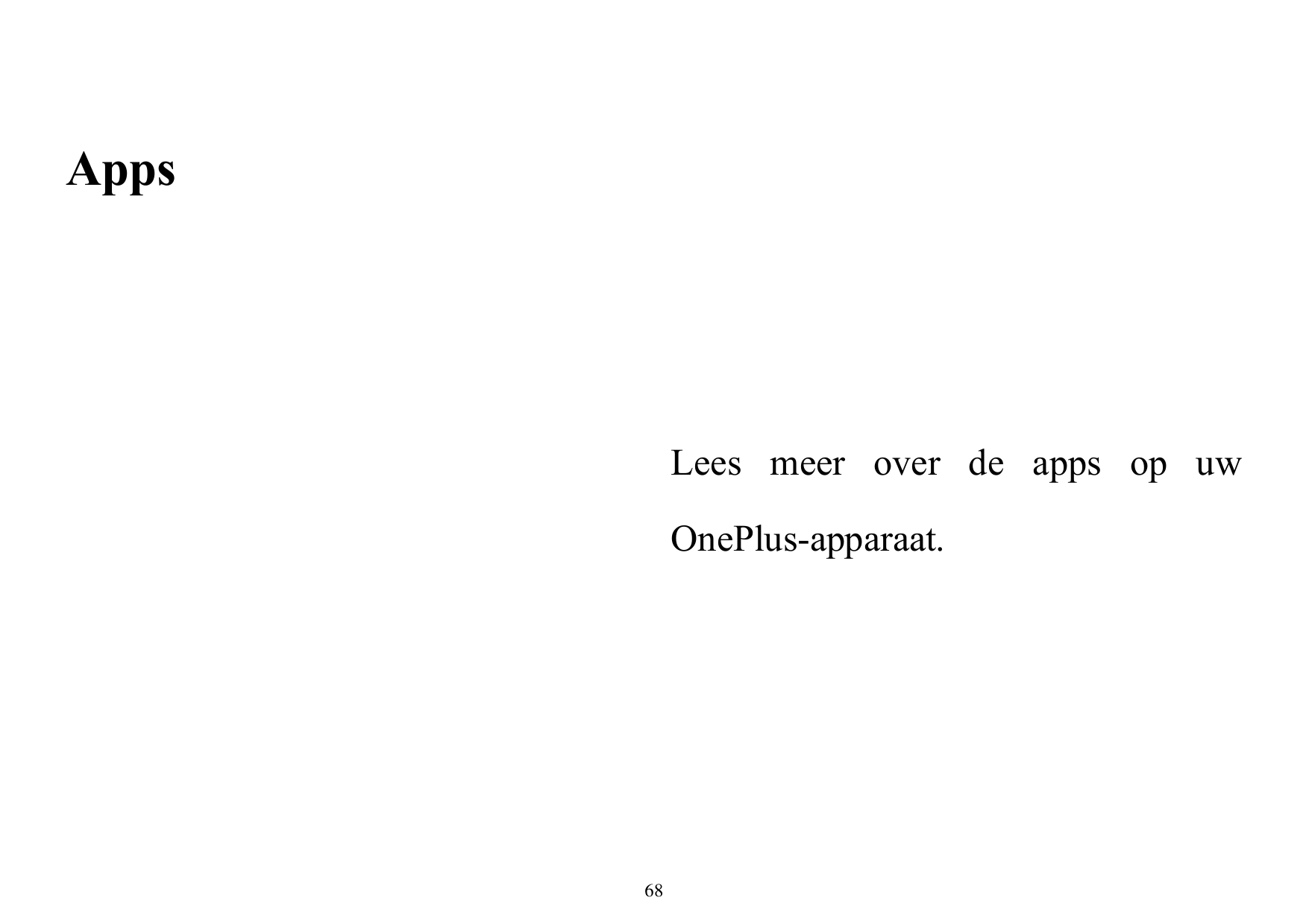 AppsLees meer over de apps op uwOnePlus-apparaat.68