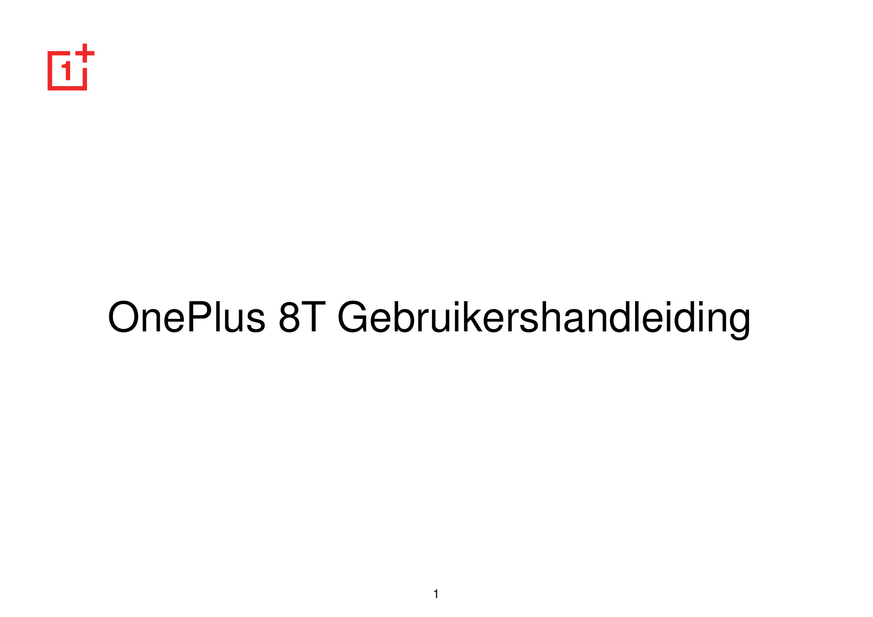 OnePlus 8T Gebruikershandleiding1