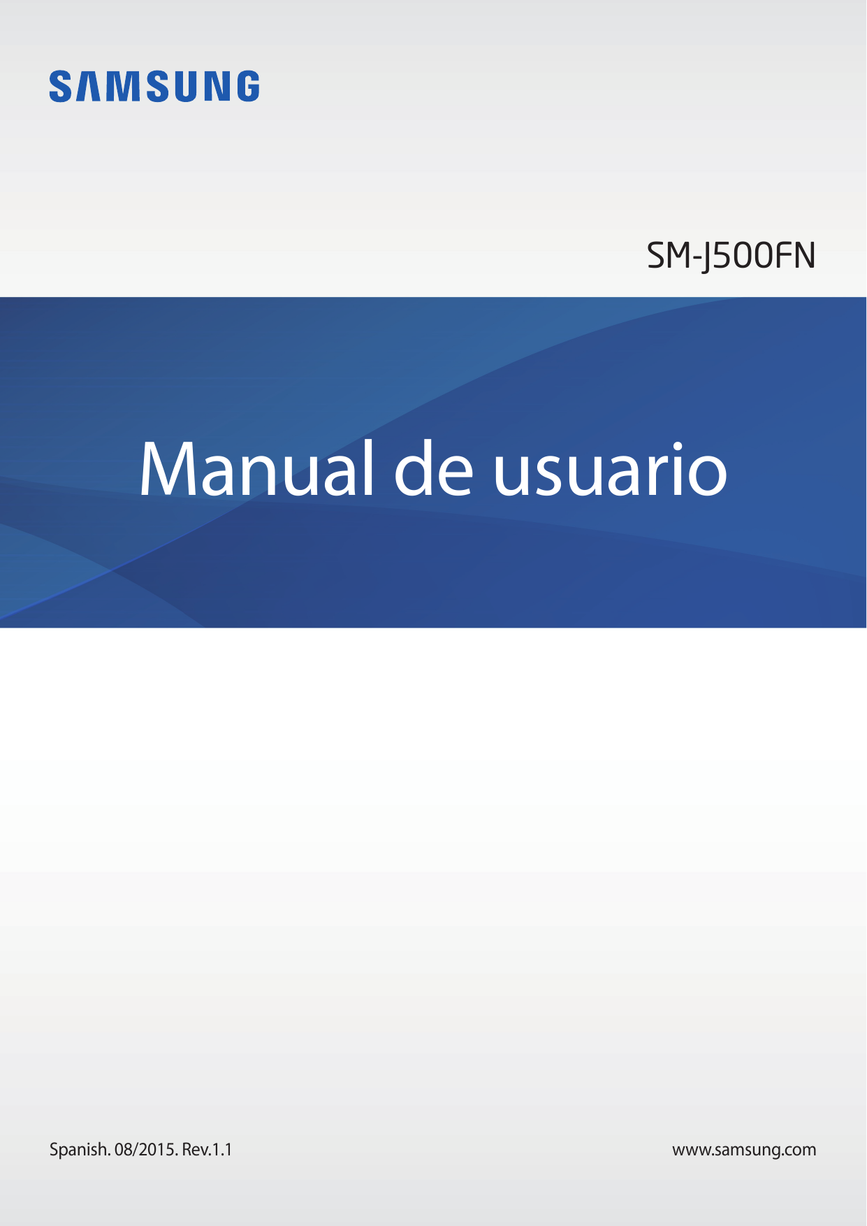 SM-J500FNManual de usuarioSpanish. 08/2015. Rev.1.1www.samsung.com
