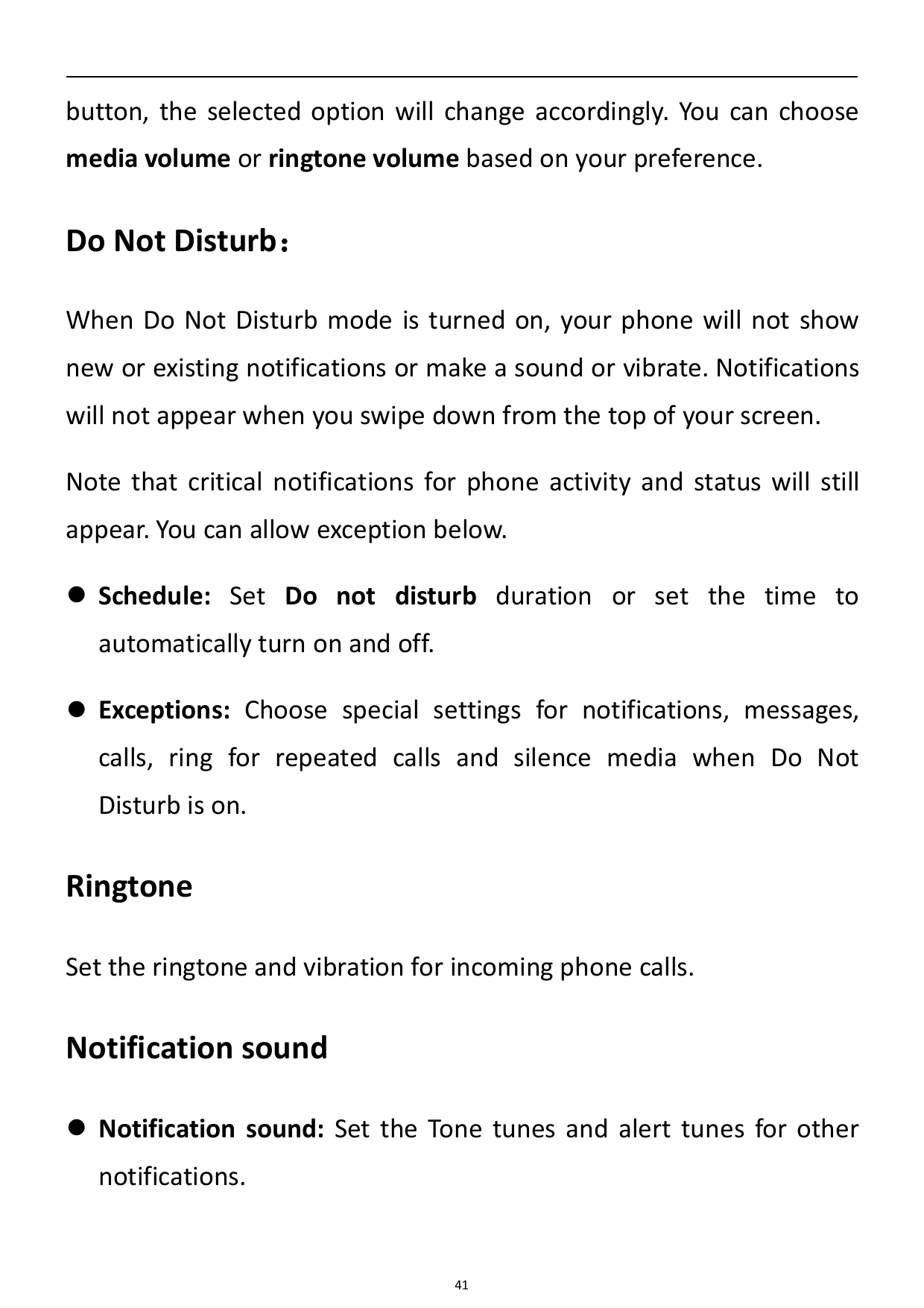 button, the selected option will change accordingly. You can choosemedia volume or ringtone volume based on your preference.Do N