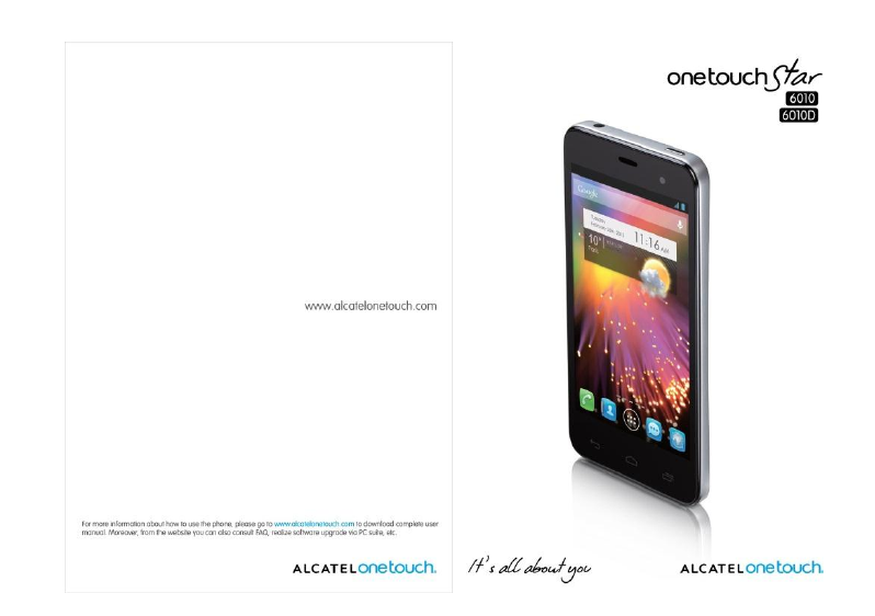 Manual - Alcatel Touch Star Android 4.1 - Device Guides