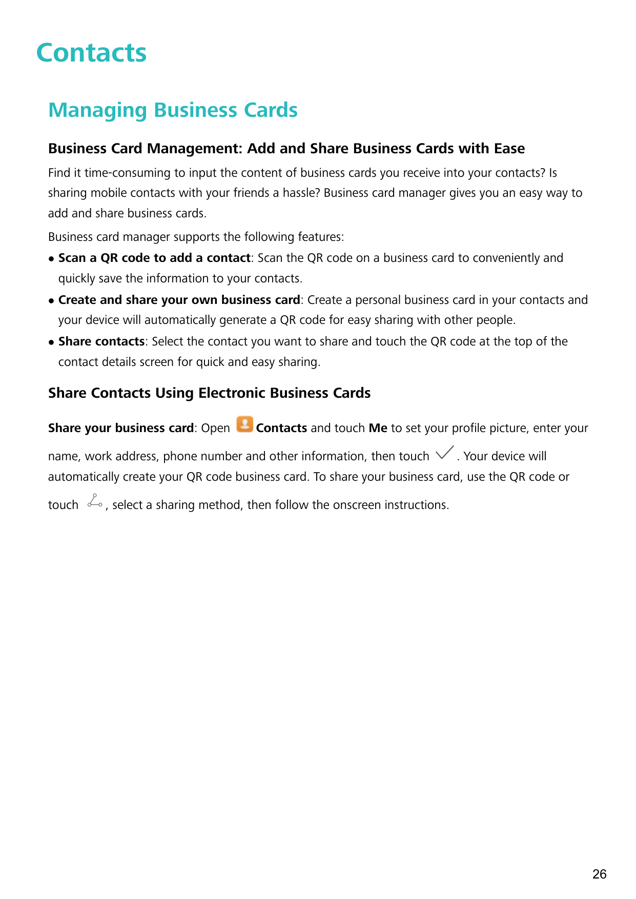 ContactsManaging Business CardsBusiness Card Management: Add and Share Business Cards with EaseFind it time-consuming to input t
