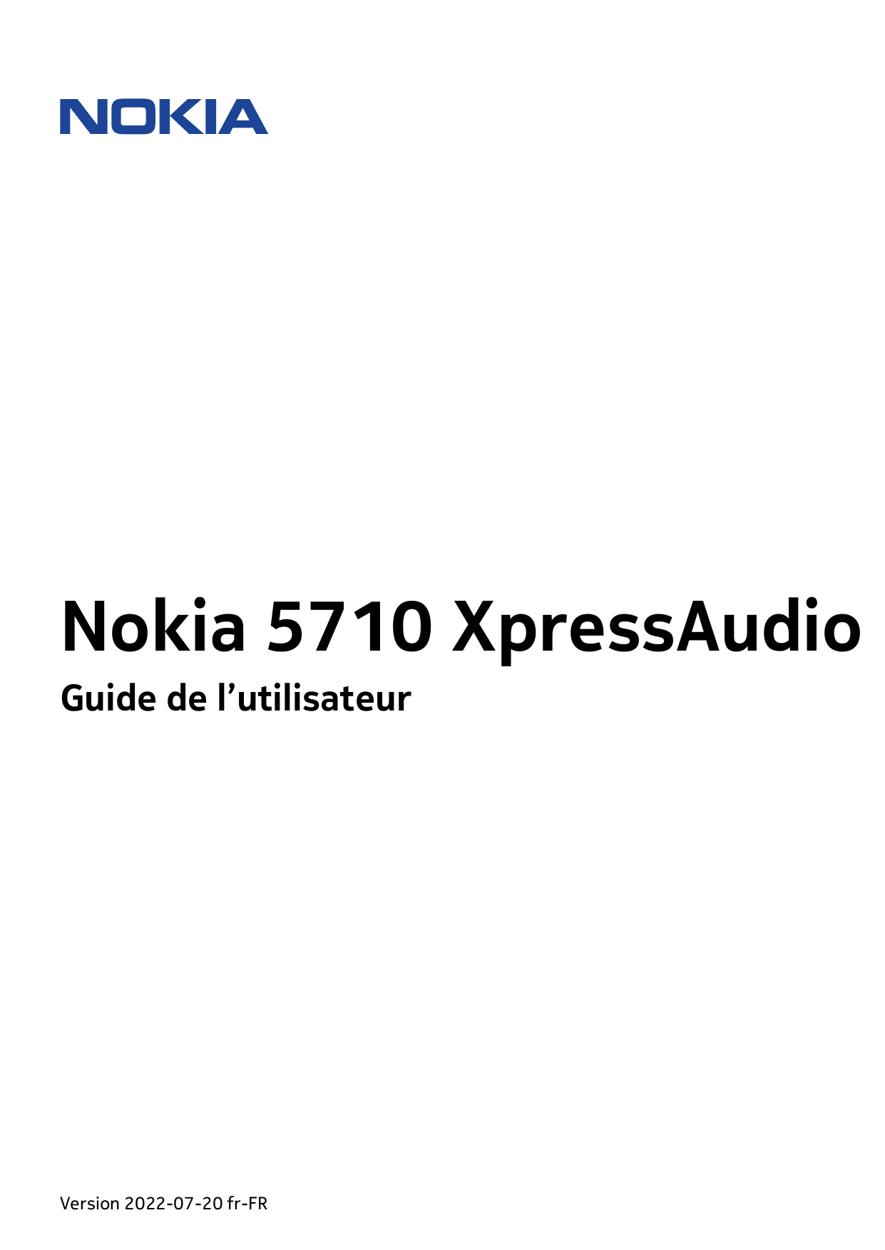Nokia 5710 XpressAudioGuide de l’utilisateurVersion 2022-07-20 fr-FR