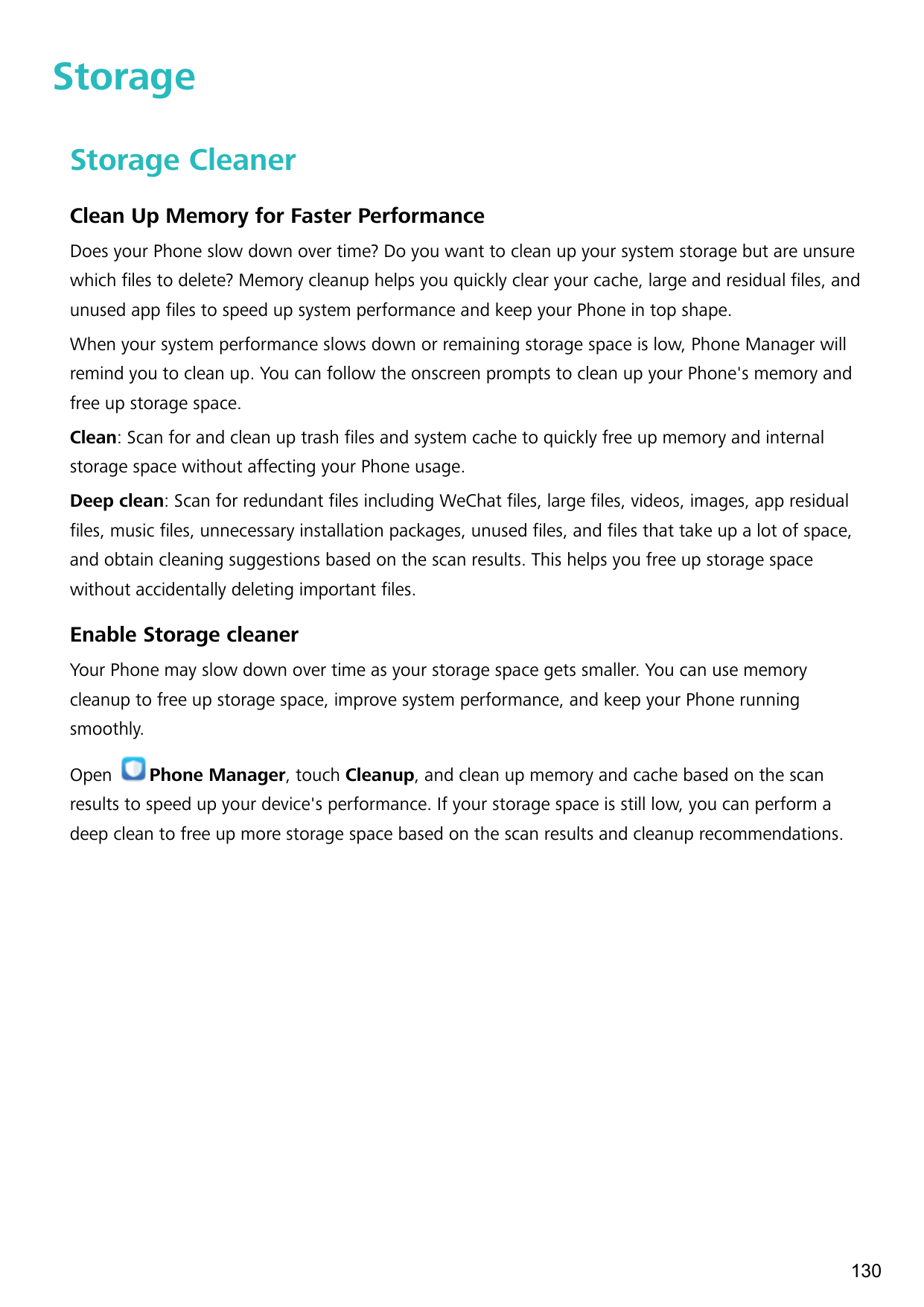 StorageStorage CleanerClean Up Memory for Faster PerformanceDoes your Phone slow down over time? Do you want to clean up your sy