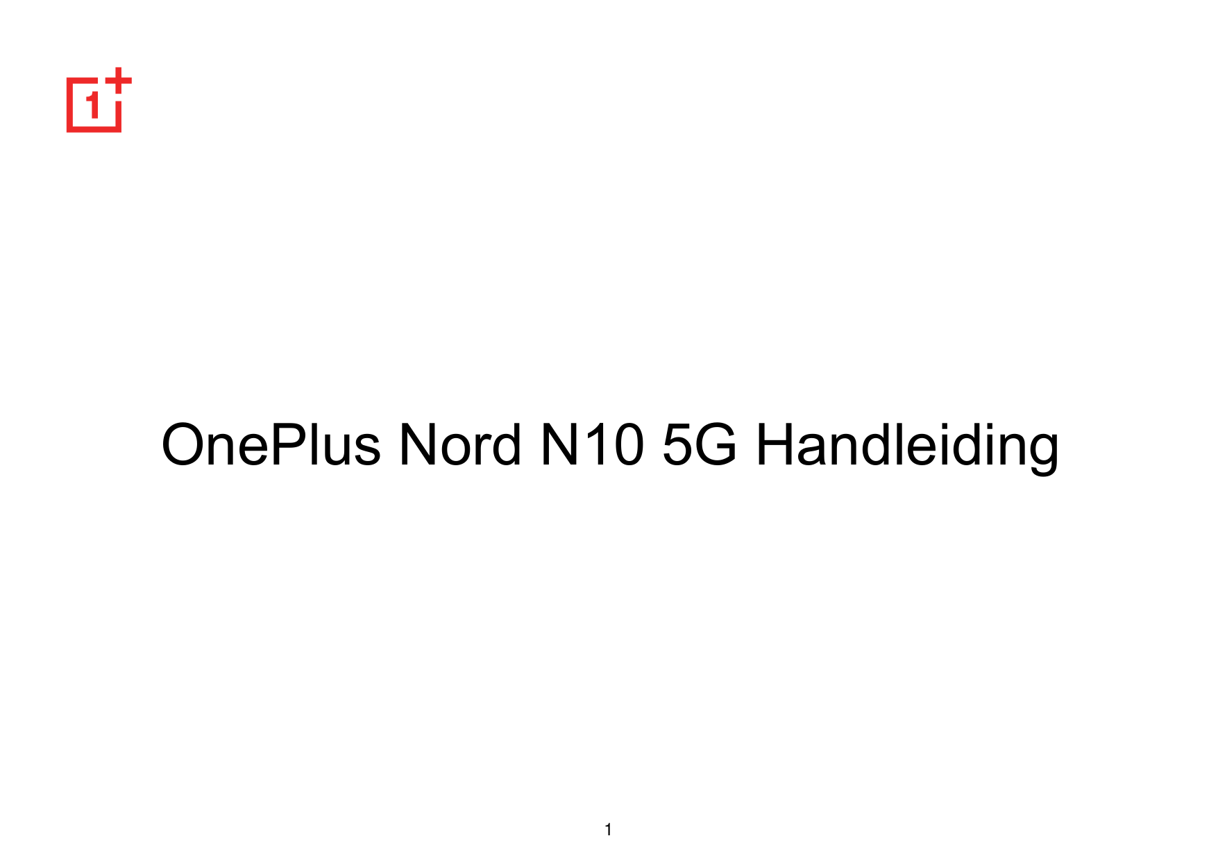 OnePlus Nord N10 5G Handleiding1