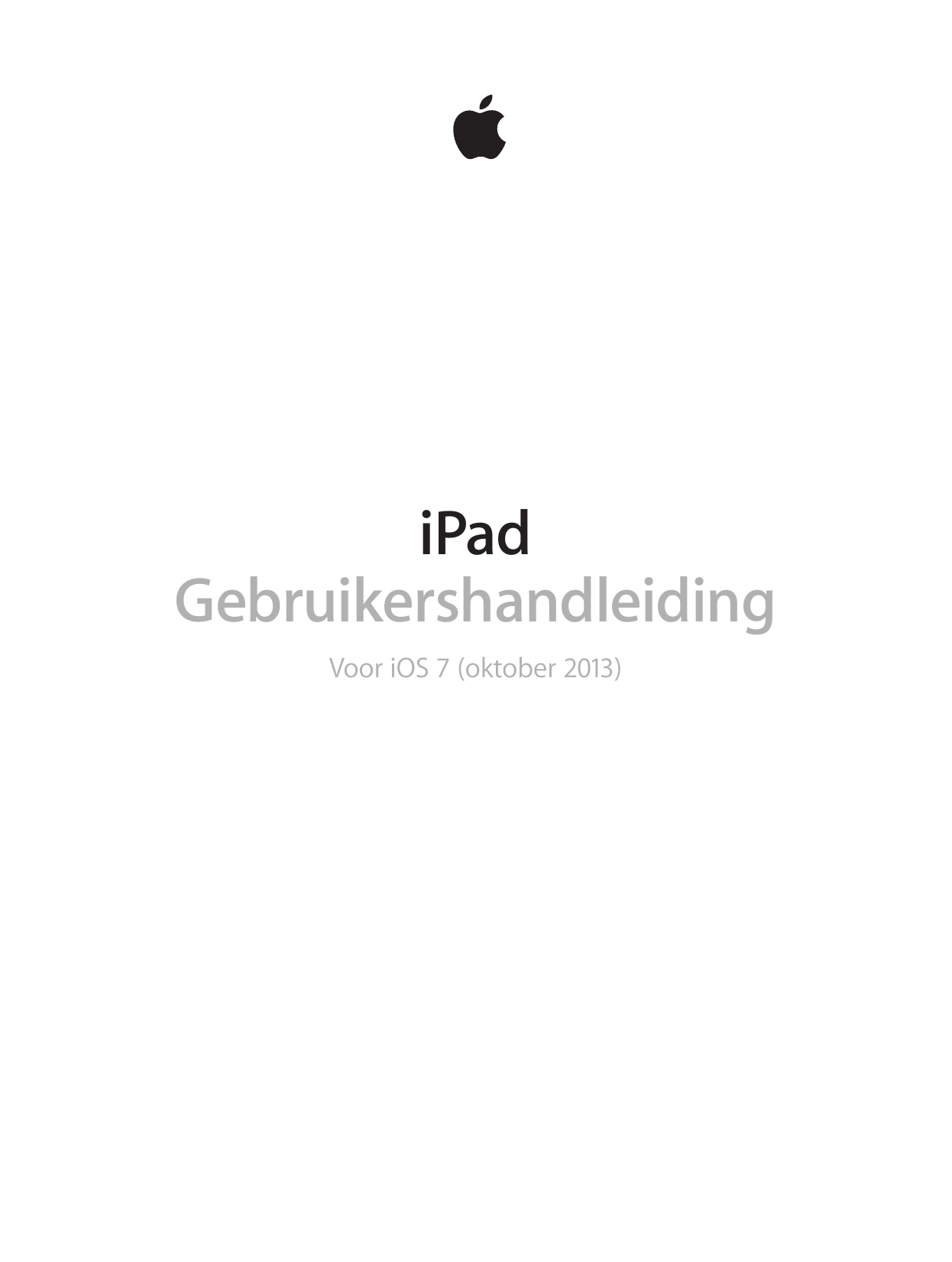 iPadGebruikershandleidingVoor iOS 7 (oktober 2013)