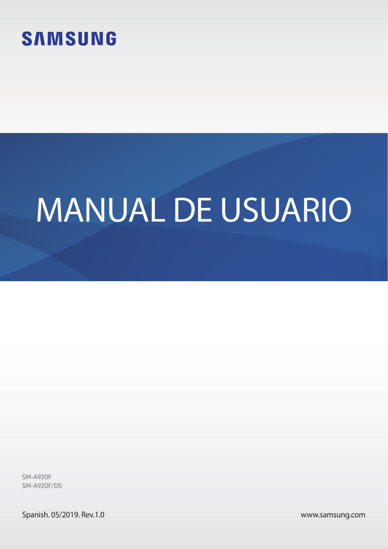 MANUAL DE USUARIOSM-A920FSM-A920F/DSSpanish. 05/2019. Rev.1.0www.samsung.com