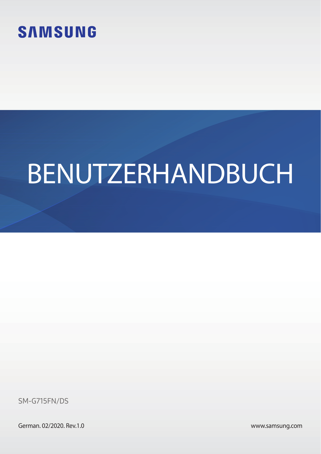 BENUTZERHANDBUCHSM-G715FN/DSGerman. 02/2020. Rev.1.0www.samsung.com