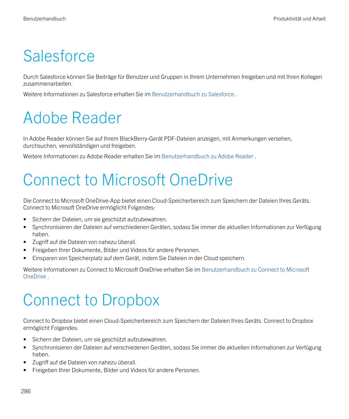 BenutzerhandbuchProduktivität und ArbeitSalesforceDurch Salesforce können Sie Beiträge für Benutzer und Gruppen in Ihrem Unterne