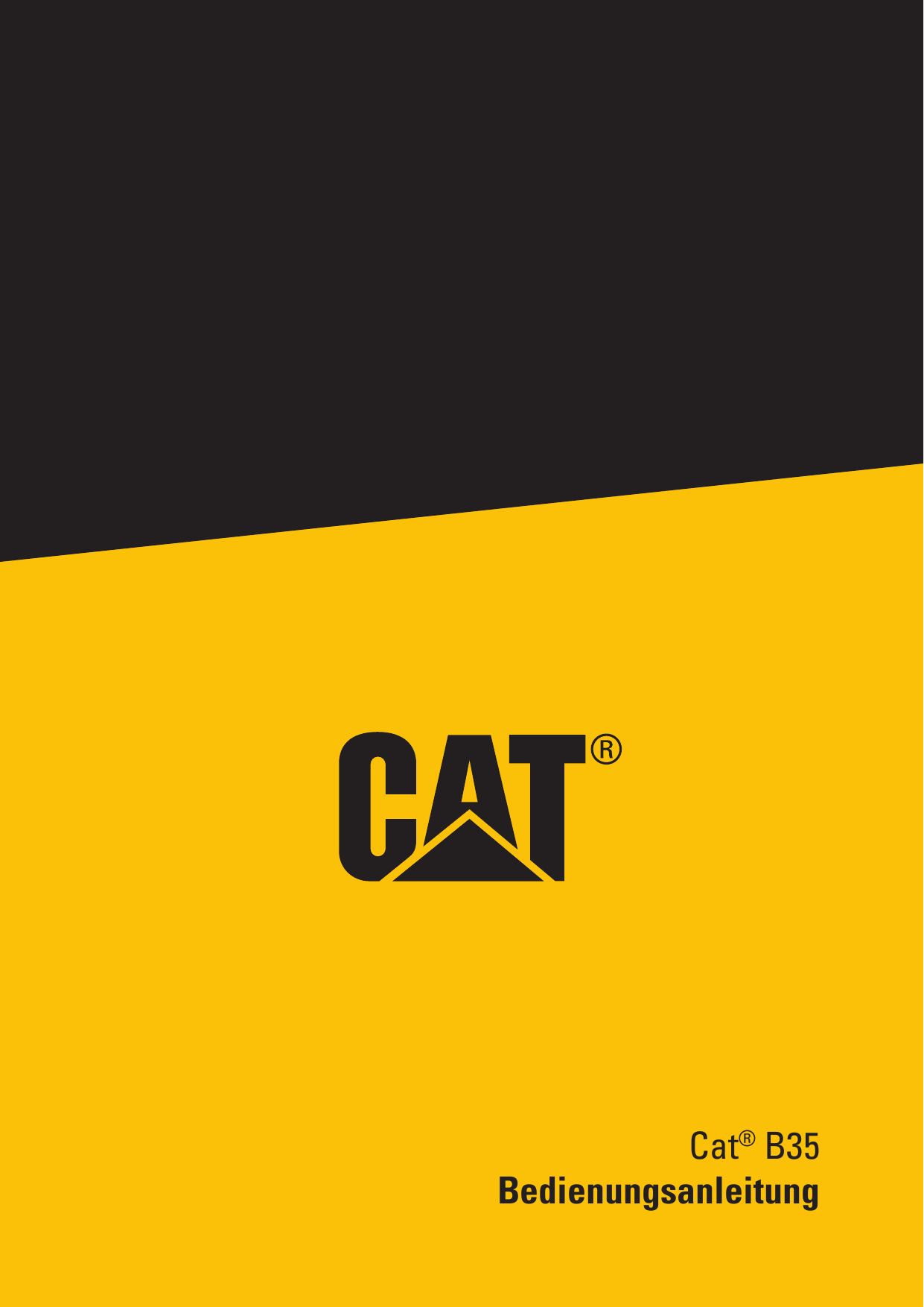 Cat® B35Bedienungsanleitung1